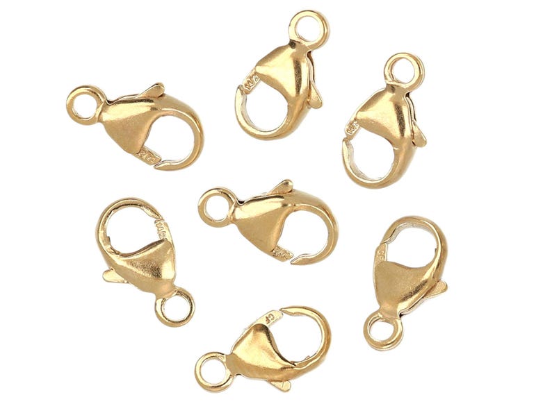 14K Gold Filled Casted Trigger Clasp 4.8x9mm - 1pc (GF4002006) image 1