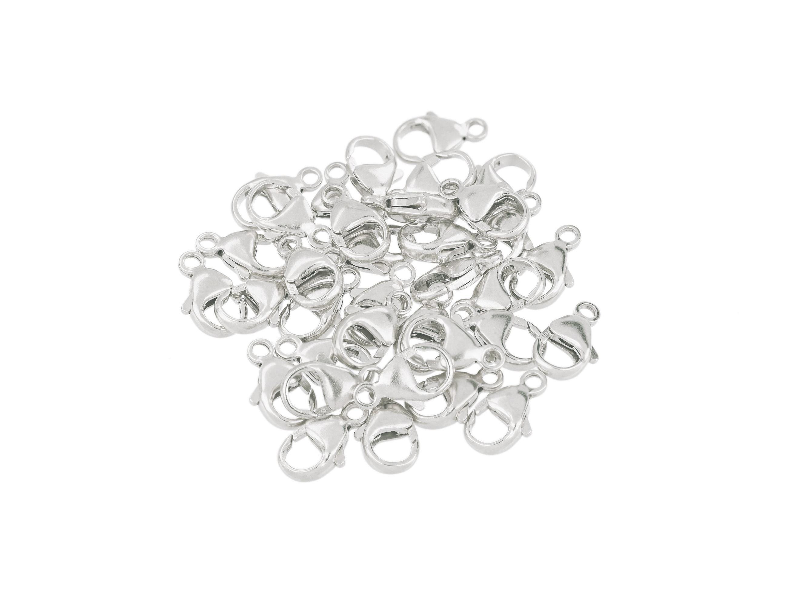1 Pc Bag of 7x13 Mm Sterling Silver Casted Trigger Clasp