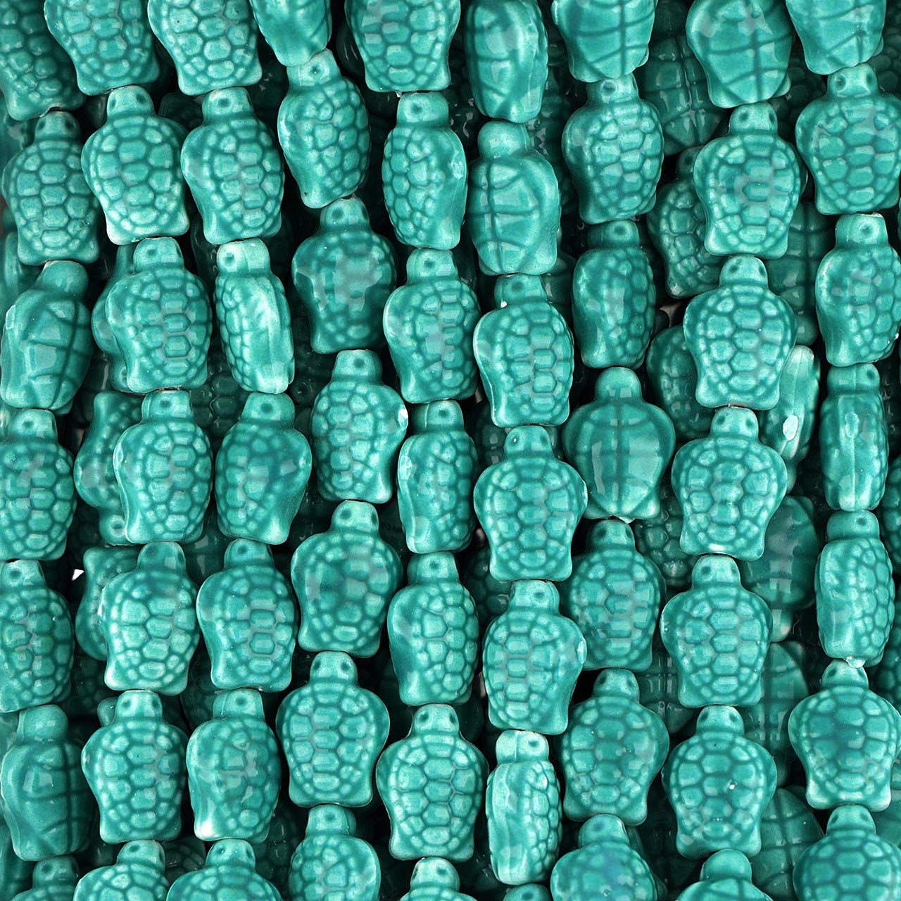 Ceramic Turtle Beads - Teal(CRM1001319)