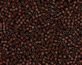 2.1 MM Matubo™ 10/0 Seed Beads - Dark Topaz Travertin(CH1400058)