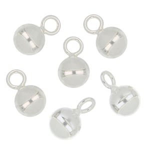 2 stuks sterlingzilveren bolletjes van 5 mm (SSP100289)