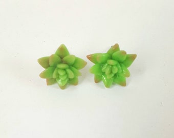 Tiny Succulent Earrings