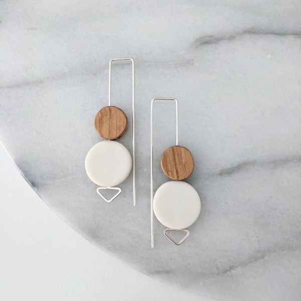 Wood Earrings Etsy UK