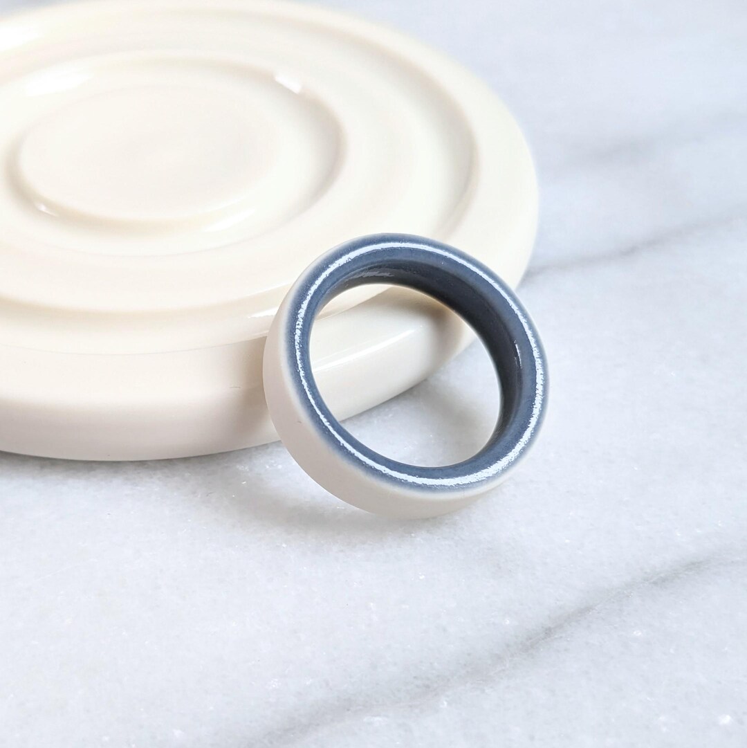 Big Blue Ceramic Ring