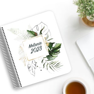 2024 Weekly Planner - Daily Planner - Monthly Planner - Melanie Floral Wreath - 12 Months - Whistle and Birch 2023/24 Financial Planner