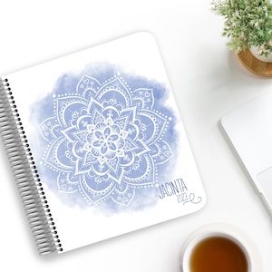 2024 Weekly Planner - Daily Planner - Monthly Planner - Jacinta Watercolour Mandala - 12 Months - Whistle & Birch 2023/24 Financial Planner