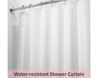 Add waterproof lining to linen shower curtain, detachable Nylon shower curtain, Purchase with the shower curtain, not sold separately.