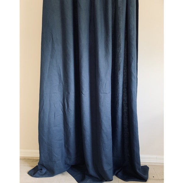 Navy Shower Curtain Etsy