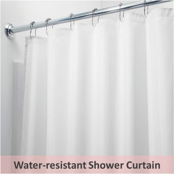 Add waterproof lining to linen shower curtain, detachable Nylon shower curtain, Purchase with the shower curtain, not sold separately.