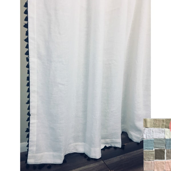 Extra Long Shower Curtain Etsy