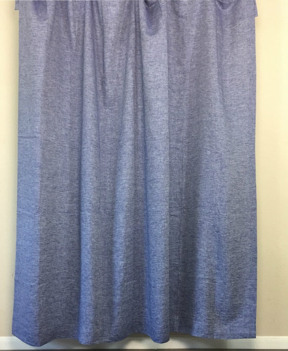 denim shower curtain