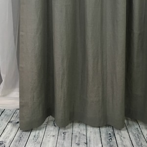 Tende Gray Line, tende personalizzate, tende grigie su misura, tende extra lunghe