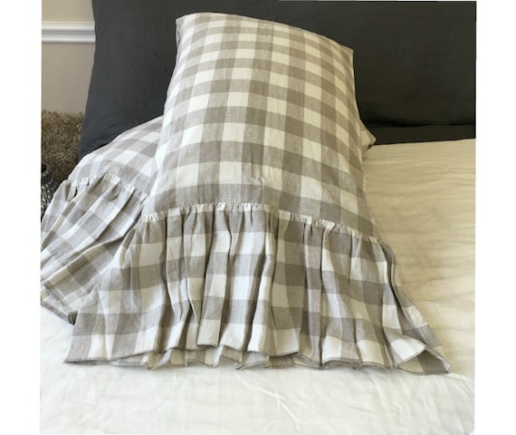 Buffalo check shams hotsell