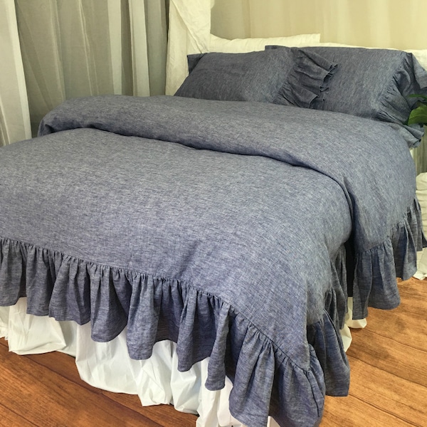 Denim Duvet Cover Etsy