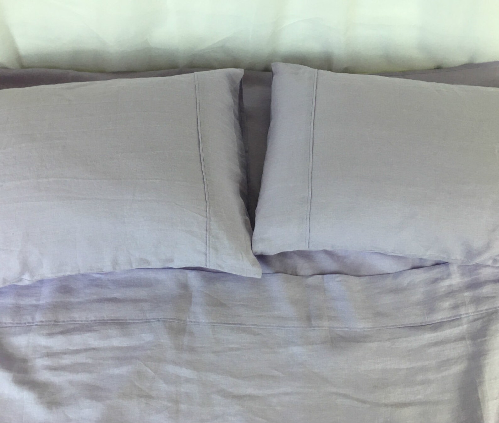 Lavender Light Purple Bed Sheets Purple Bedding Handmade in Etsy
