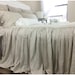 Bedspread With Gathered Ruffle Fall, Linen Bedspread, Ruffle Bedding ...