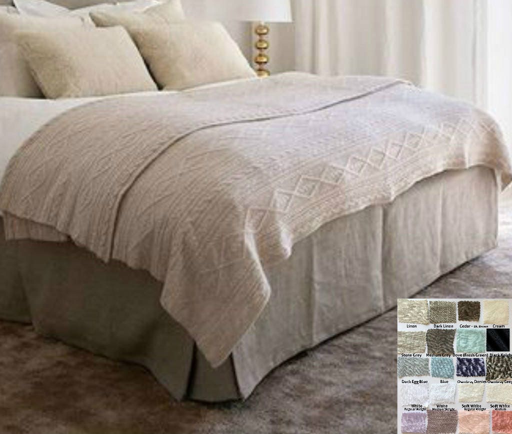 Box Bed Skirt – Multiple Colors to Choose – Minimalist Classy - Etsy