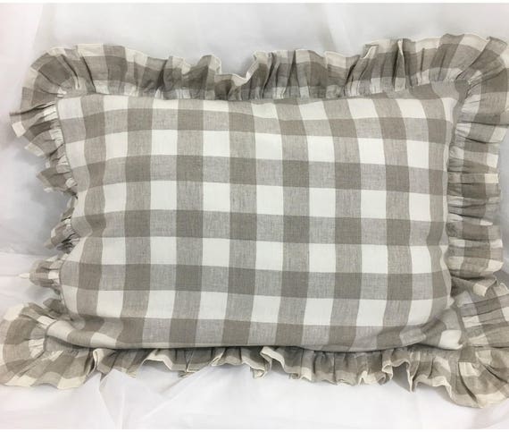 buffalo check sham