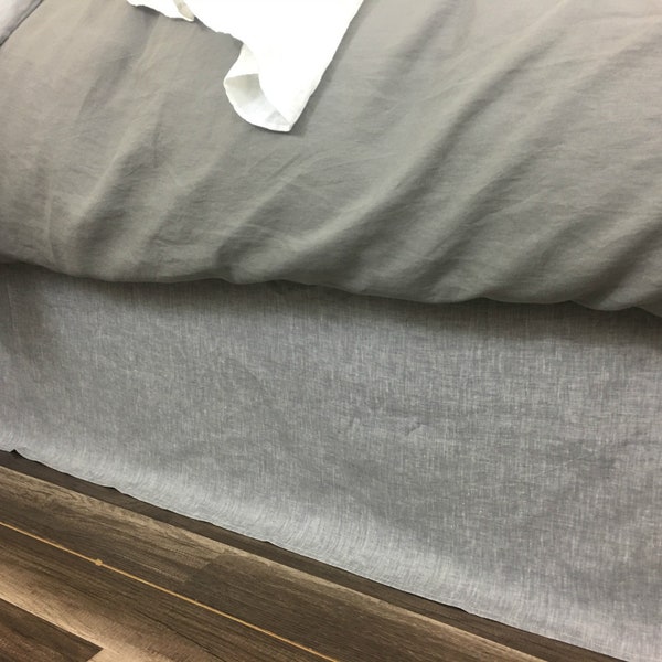 Chambray Bed Skirt Etsy