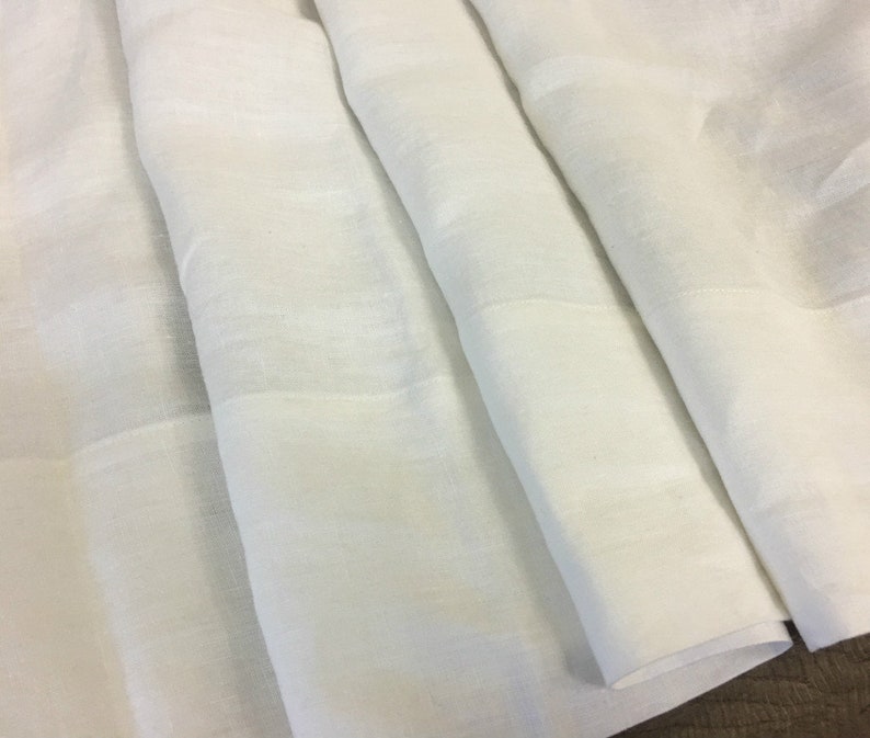 A Pair of Soft White Linen Curtains off White Linen Drapery - Etsy