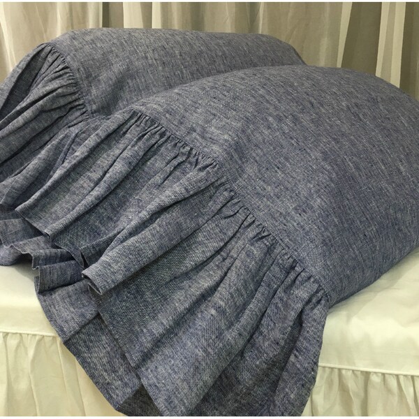 Chambray Pillow Etsy