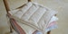 Natural Linen Seat Cushion and Cover, Tailored Made to Fit, 80+ Colors 