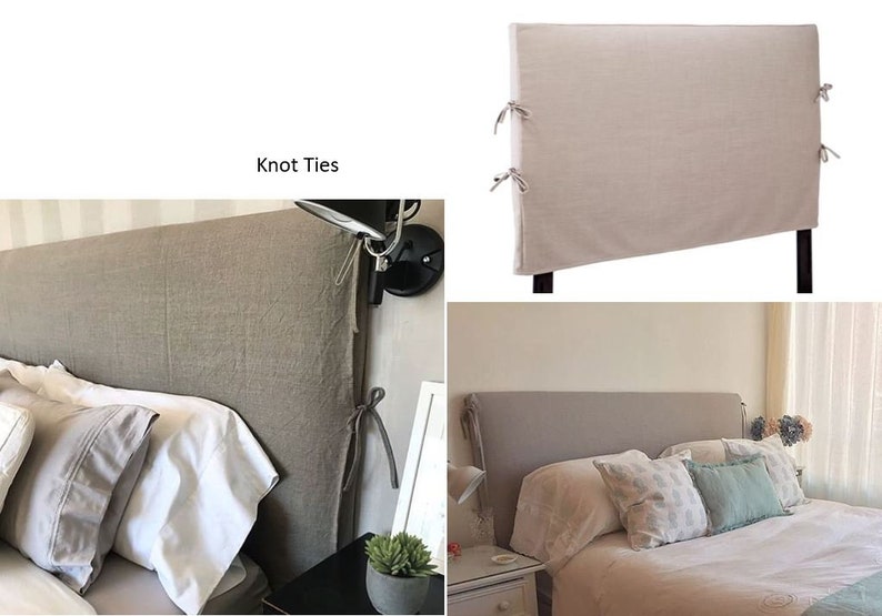 Headboard Slipcover Natural Linen Custom Made Linen Headboard Etsy