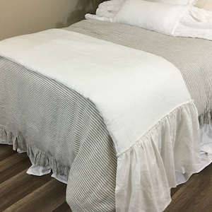 Add insert for doubler layered linen bed scarf, NOT SOLD SEPARATELY