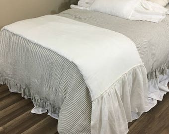 Add insert for doubler layered linen bed scarf, NOT SOLD SEPARATELY