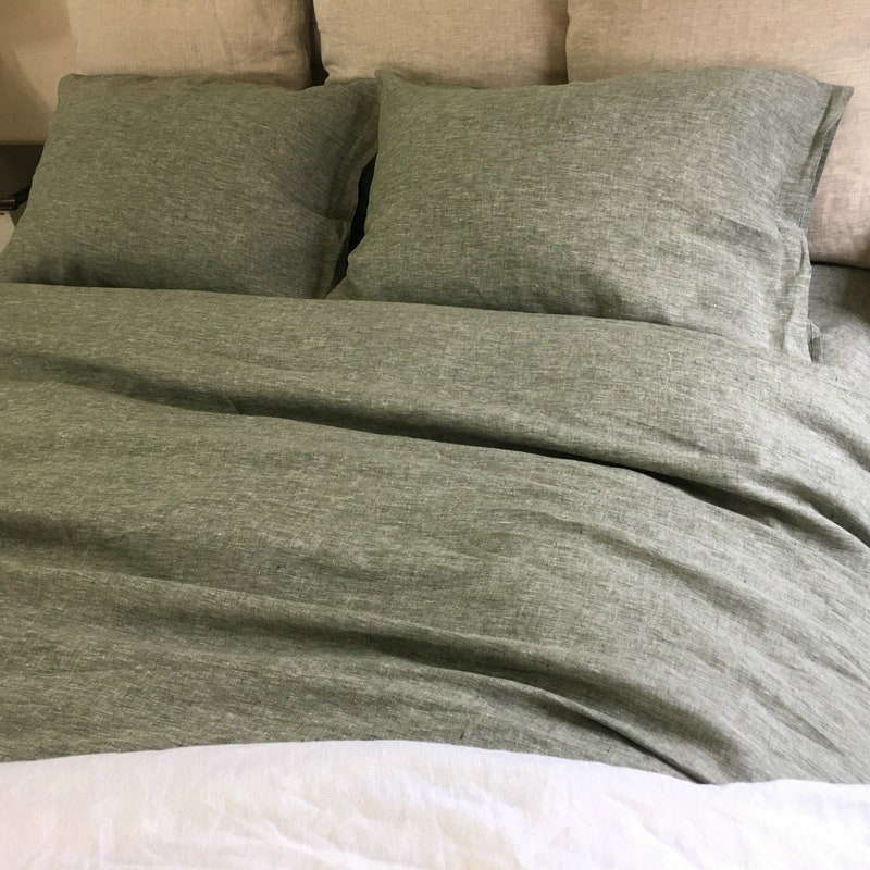 green-linen-duvet-etsy