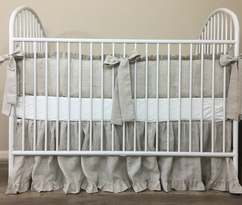 neutral crib bedding