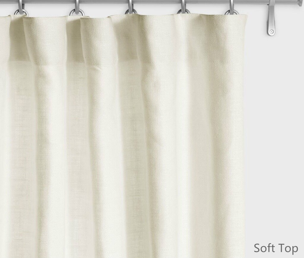 Pair Of Belgian Linen Curtains Oyster White Linen Canvas Etsy