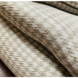 Houndstooth Linen Shams, houndstooth weave pattern - all sizes, 12x16, 16x16, 18x18, 20x20, 24x24, 26x26, 28x28, or Custom Size