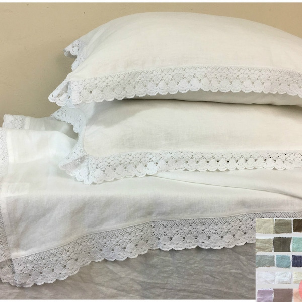 Lace Pillowcases Etsy