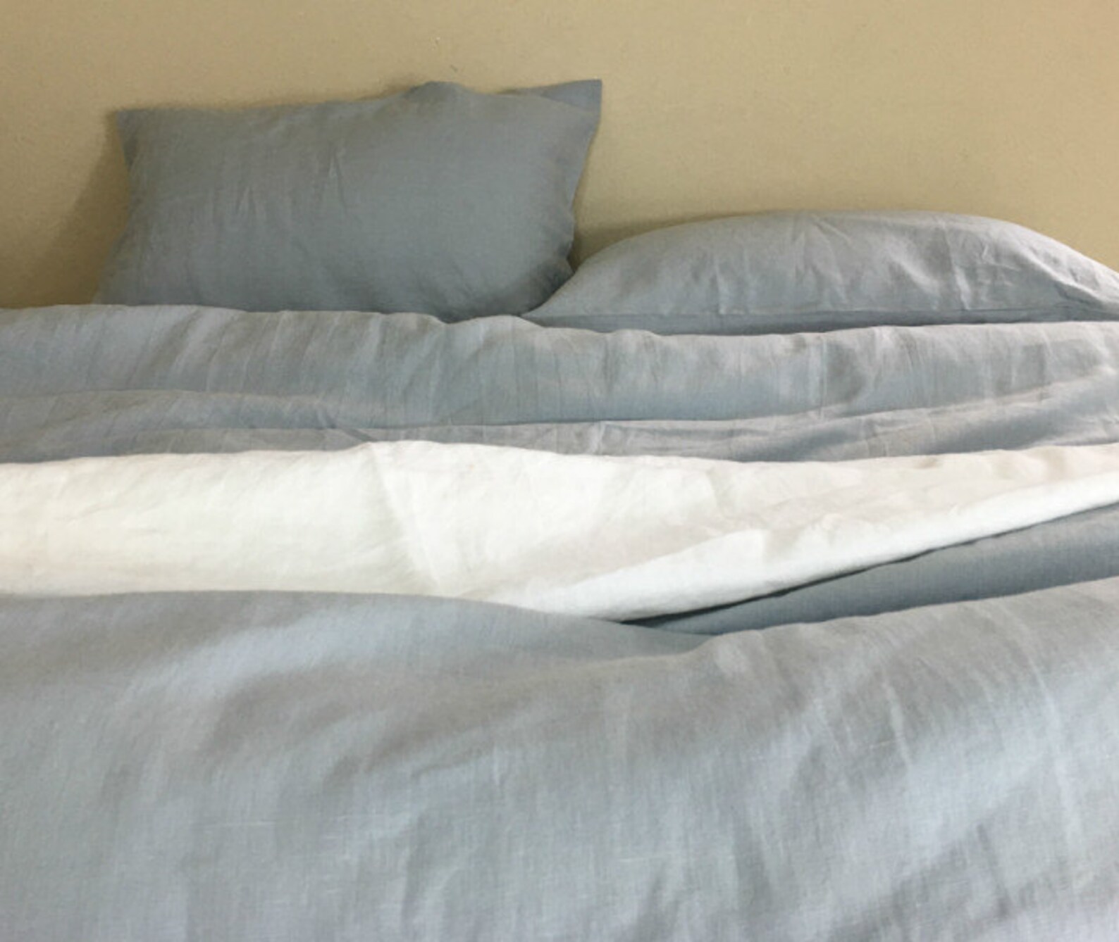 Duck Egg Blue Linen Duvet Cover Linen Duvet Cover Blue Duvet Etsy