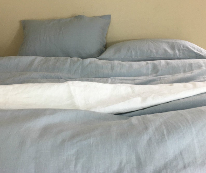 Duck Egg Blue Linen Duvet Cover Linen Duvet Cover Blue Duvet Etsy