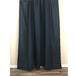 Black linen shower curtain - Mildew-Free, 72x72, 72x85, 72x94. Custom Curtains, Bathroom Curtain, Bathroom Decor