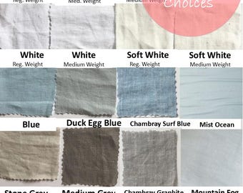 Staal linnen stof, linnenstalen, strak geweven linnen, wit, blauw, grijs, roze, zwart, gestreept, chevron, 40+ keuzes, klaar voor verzending