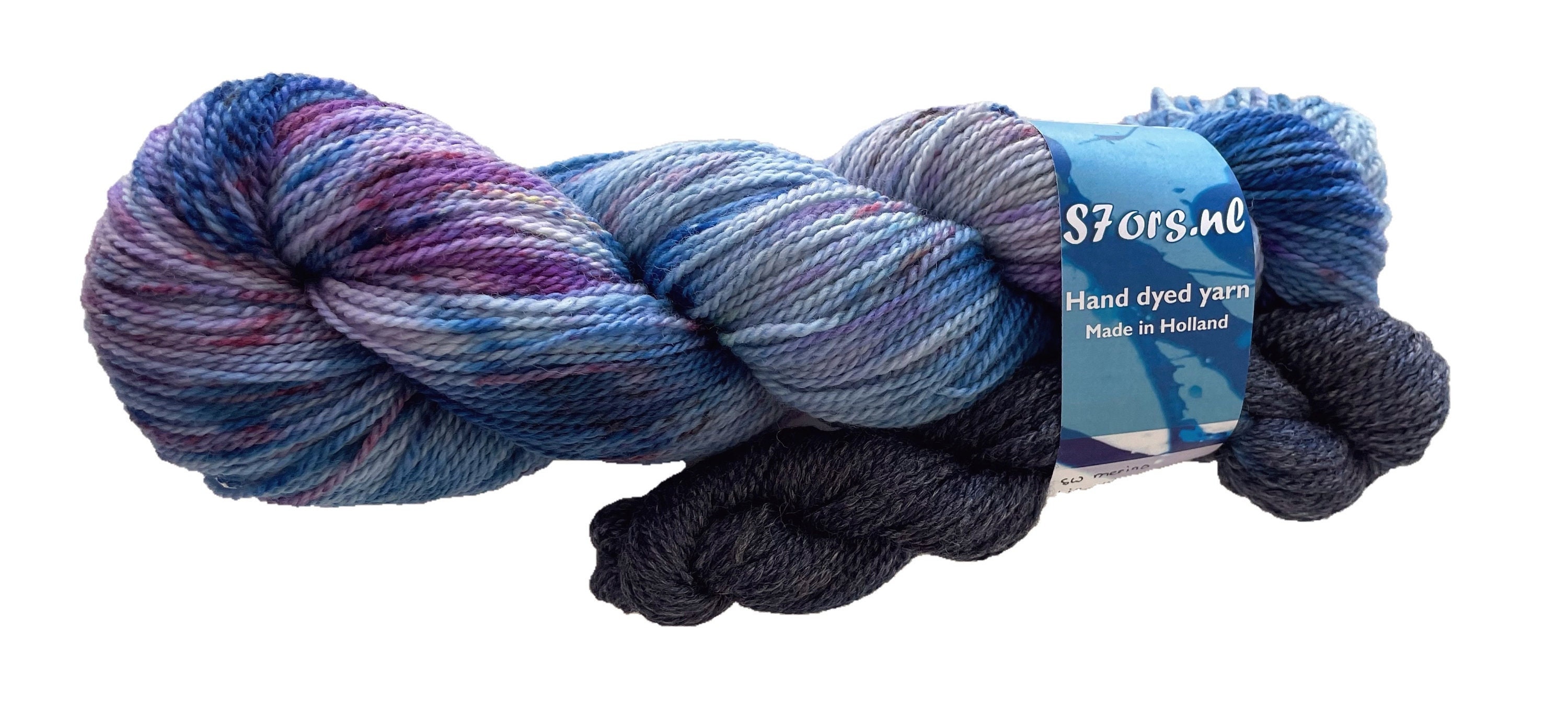 Hand Dyed Yarn, Minis Skeins Sock Weight 4 Ply Super wash Merino