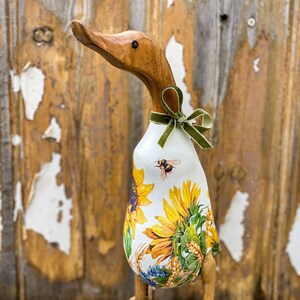 Sophia the sunflower duck