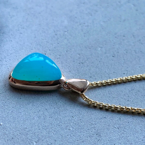 Gem Silica Chrysocolla Necklace