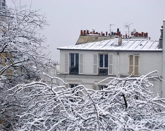 Snow In Montmartre