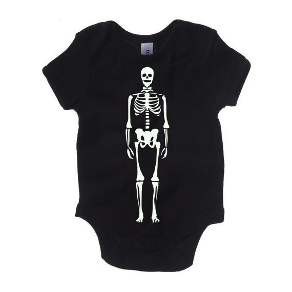 skeleton baby grow