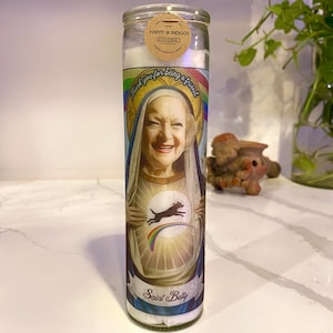 Betty White Devotional Candle