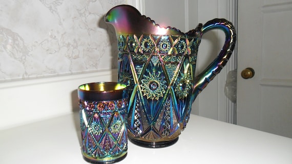 Antique Imperial Carnival Glass Vintage Impressive Imperial Glass