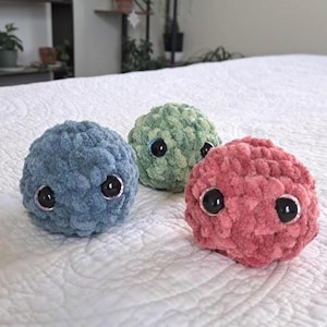 The Original Ploppie: Student & Kid-Approved Crocheted Desk Companion and Stress Relief Toy