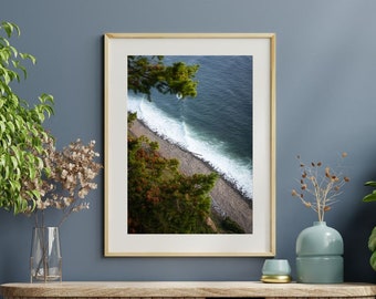 Impresión fotográfica de la costa de Oregón, arte del noroeste del Pacífico (descarga digital)