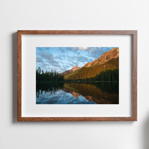 String Lake Grand Teton National Park, Wyoming Wall Art, Lake Reflection Print, Nature Wall Art, Digital Download, Instant Download