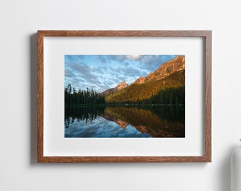 Grand Teton National Park Print, String Lake Reflection (Digital Download)