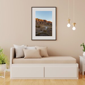Cathedral Gorge State Park Print, Desert Sunset Print, Cathedral Gorge Nevada, Nevada, Desert Wall Art, Digital Download, Instant Download
